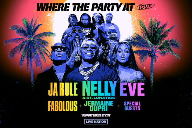 Nelly with Ja Rule, EVE & Special Guests: Where The Party At Tour LIVE!